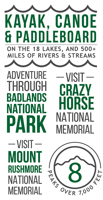 Outdoor activities in the Black Hills